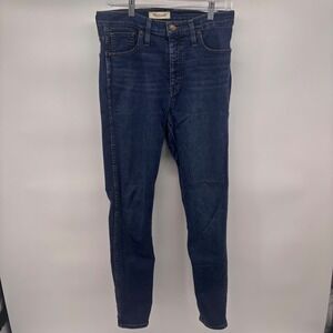 Madewell 10" High Rise Skinny Jeans‎ Women's Size 29 Dark Wash Denim
